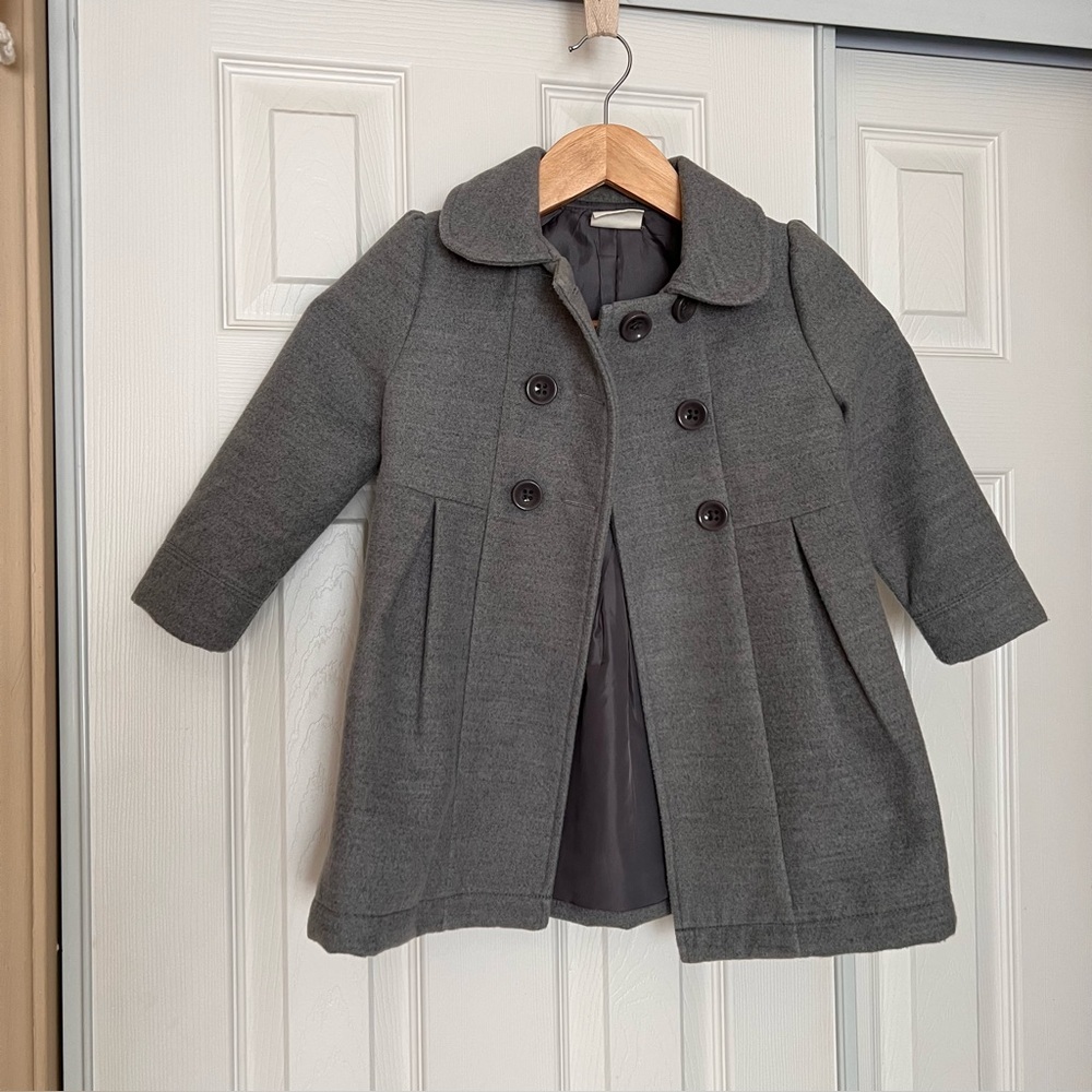 Crazy 8 Charcoal Coat For Girls size 3